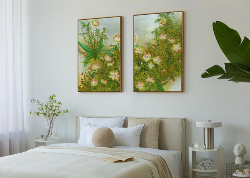 Nemophila Green Duo Artprint