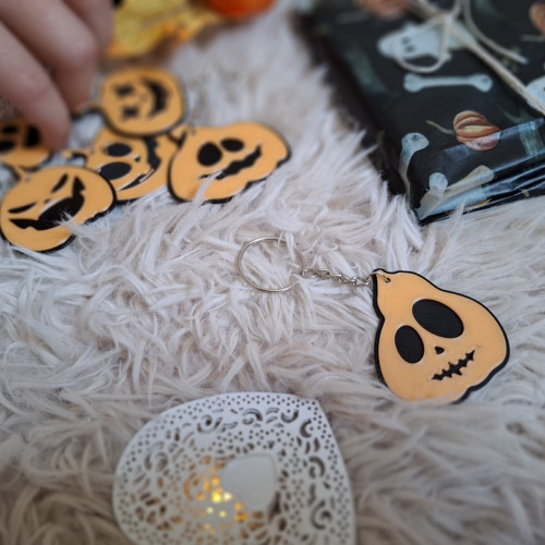 Přívěsek na klíče dýně — foto 1