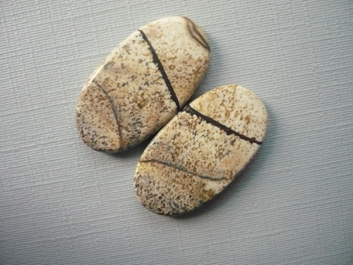 Kabošon - jaspis obrázkový 23 mm, č.12Af