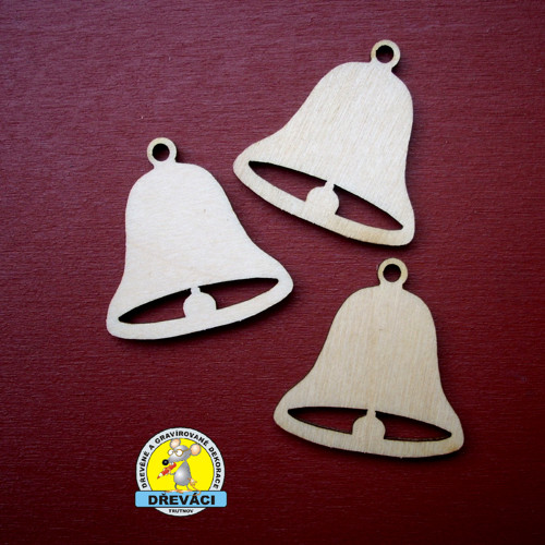 Zvonek 4,5 cm - výřez pro další tvoření KV0010 H