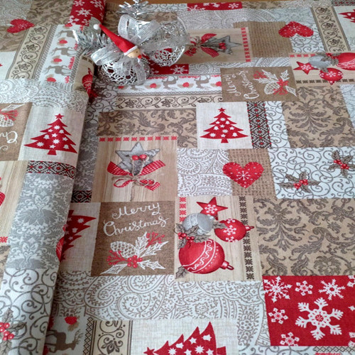 Vánoční metráž patchwork