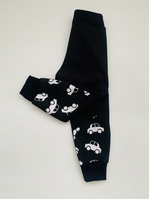 Softshellové kalhoty autíčka