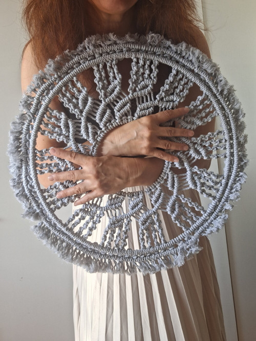 Mandala / boho / lapač snů GREY — foto 1