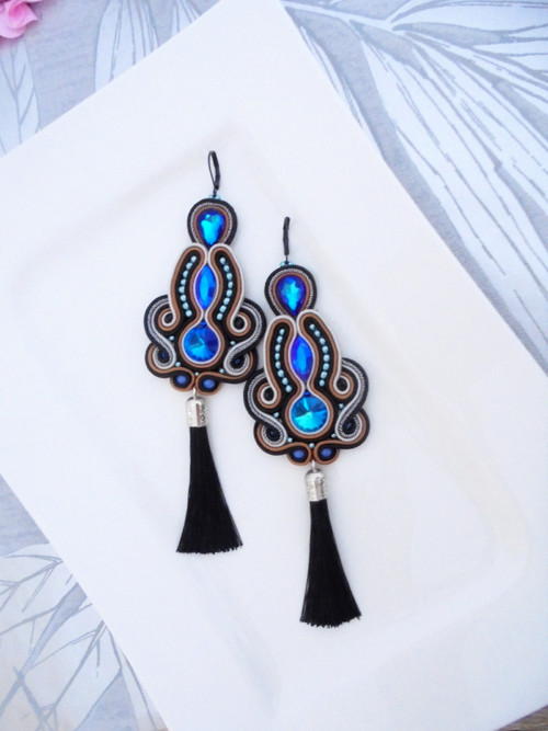 Soutache náušnice