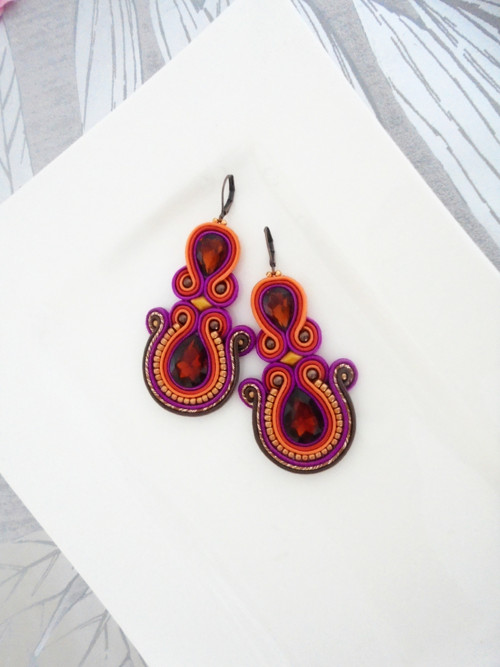 Soutache náušnice
