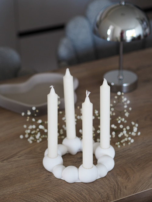 Adventní věnec svícen na svíčky minimalistický