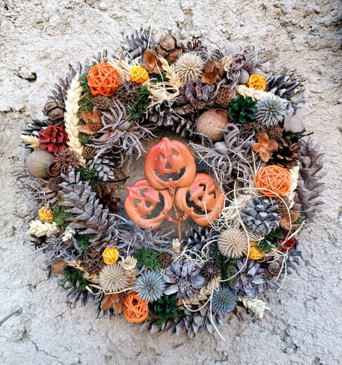 Halloweenský věnec — foto 1