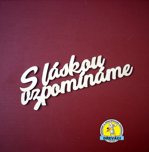 Výřez S láskou vzpomínáme 18 cm ... KV0002 DD