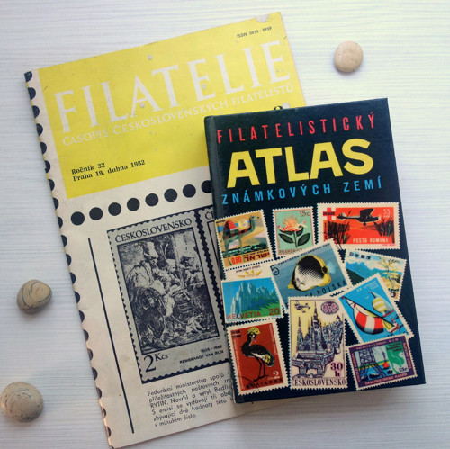 Filatelistický atlas známkových zemí + časopis