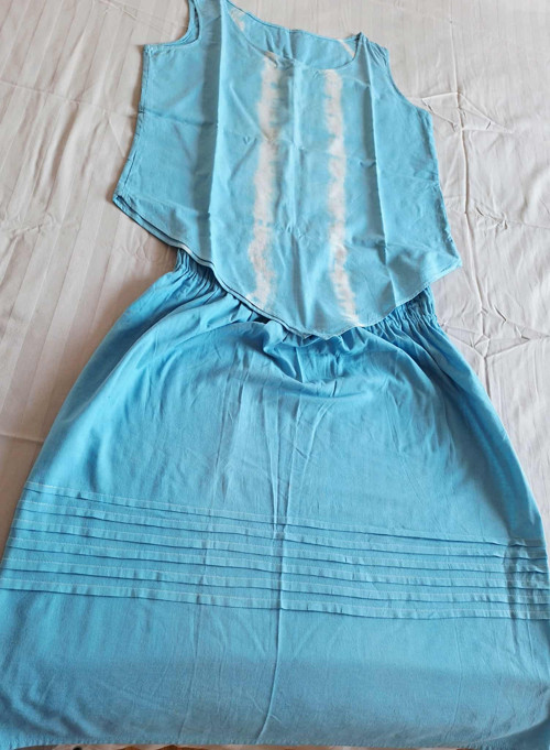 Vintage bavlněný set top+sukně!!!
