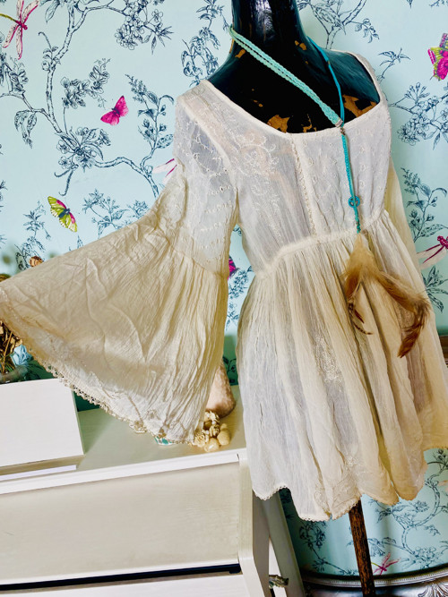 Boho tunika rozevlátá — foto 1