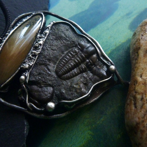 TRILOBIT z Čech, unisex přívěsek na krk