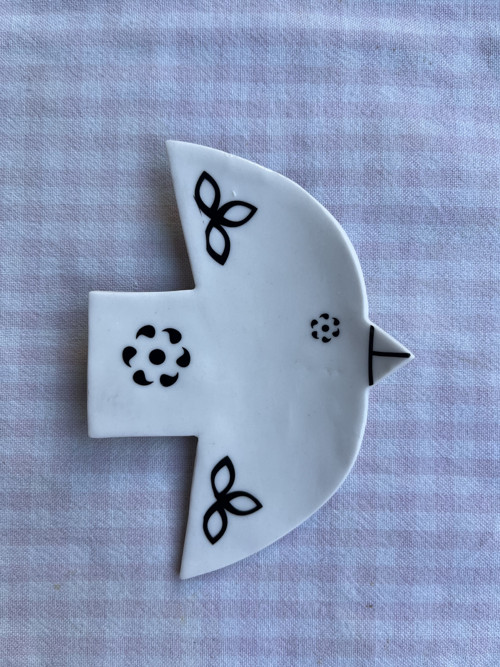 Porcelánová Dekorace/Cedulka/Obrázek k zavěšení