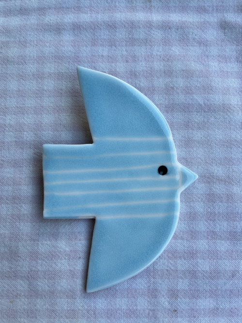 Porcelánová Dekorace/Cedulka/Obrázek k zavěšení