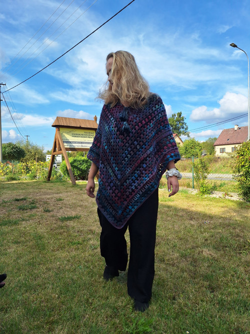 Poncho noční galaxie — foto 1
