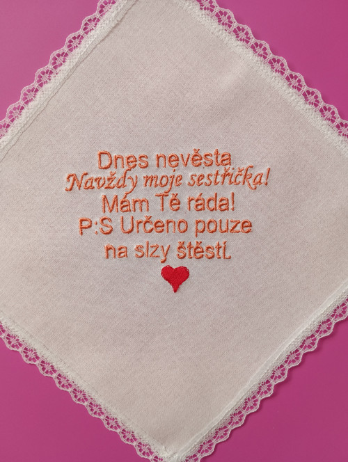 Děkovný kapesníček