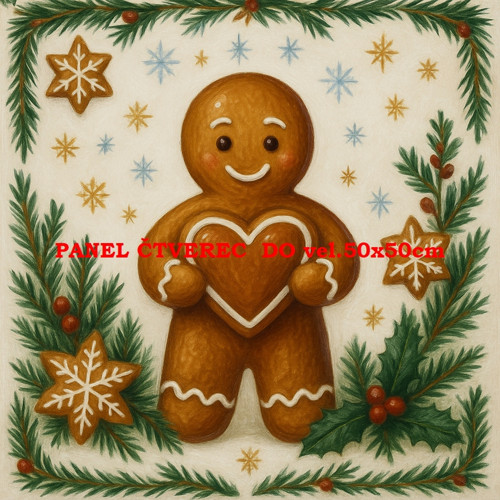 Bavlněný panel 10x10 cm