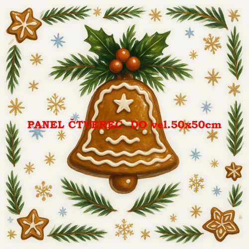 Bavlněný panel 10x10 cm