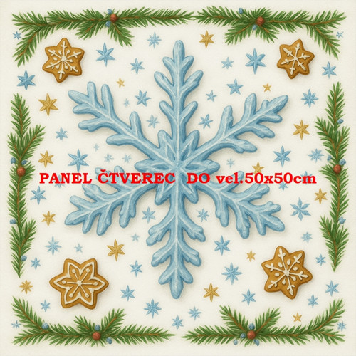 Bavlněný panel 10x10 cm