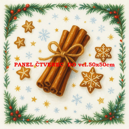 Bavlněný panel 10x10 cm