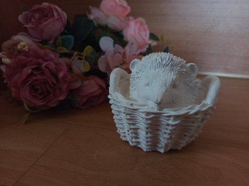 Ježeček v košíku 3D — foto 1