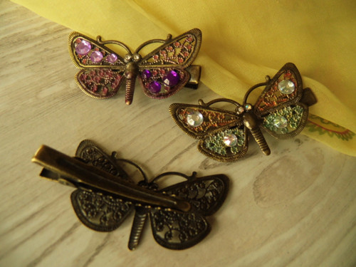 Motýlek - sponka do vlasů / 1ks /