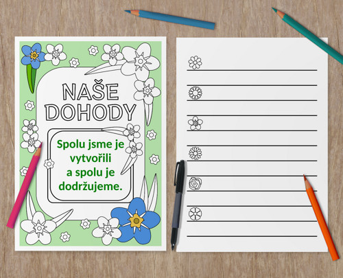 Dohody třídy floral 3 pro dotvoření - pomněnky
