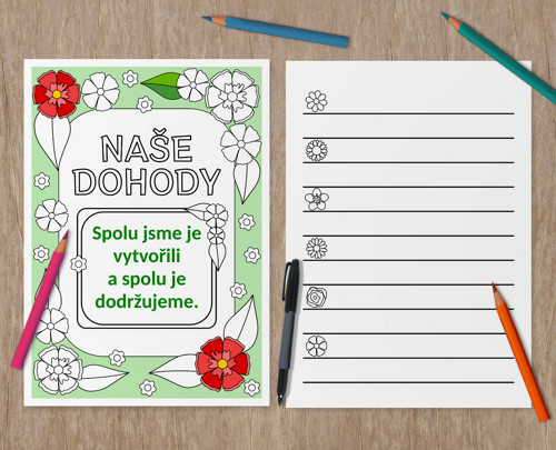 Dohody třídy floral 3 pro dotvoření - karmínky
