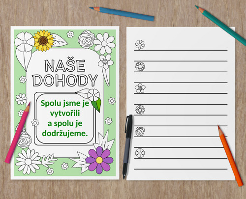 Dohody třídy floral 3 pro dotvoření - mix