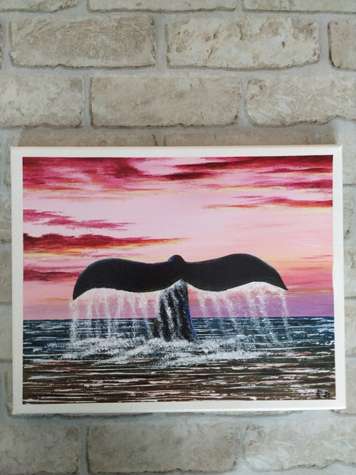 Veleploutev 24x30 - akrylový obraz