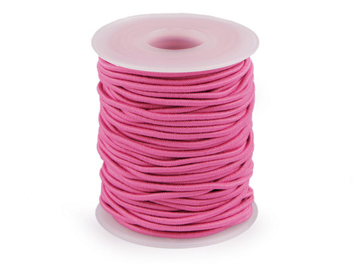 Kulatá pruženka 2 mm (1m) - růžová