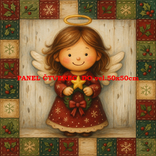 Bavlněný panel 10x10 cm