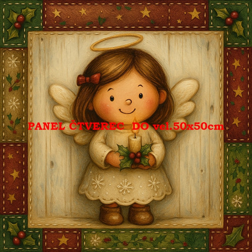 Bavlněný panel 10x10 cm