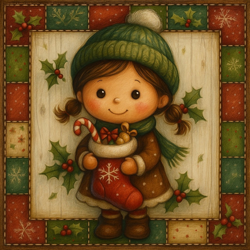 Bavlněný panel 10x10 cm