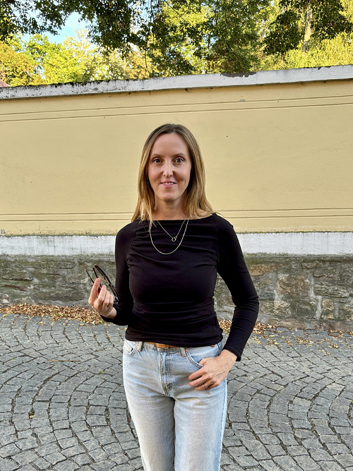 Mikina Řasená Černá