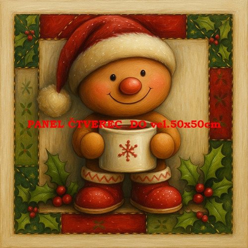 Bavlněný panel 10x10 cm