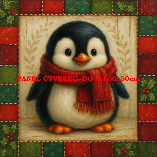 Bavlněný panel 10x10 cm