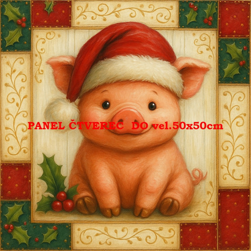 Bavlněný panel 10x10 cm