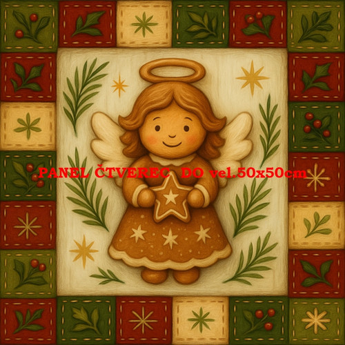Bavlněný panel 10x10 cm