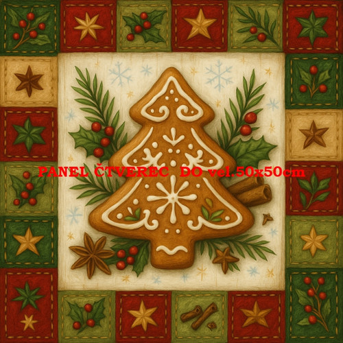 Bavlněný panel 10x10 cm