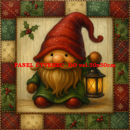 Bavlněný panel 10x10 cm