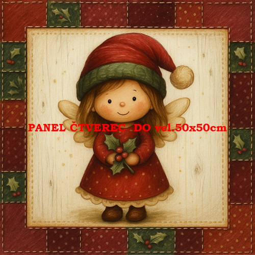 Bavlněný panel 10x10 cm