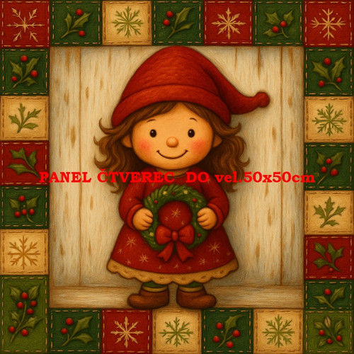Bavlněný panel 10x10 cm