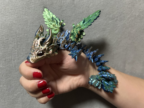 Mládě měsíčního draka - 22 cm - 3D Tisk — foto 1