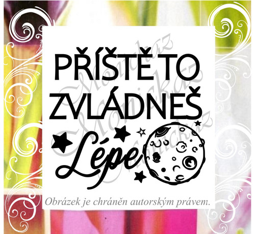 Příště to zvládneš lépe vesmír měsíc 2216.Razítko.