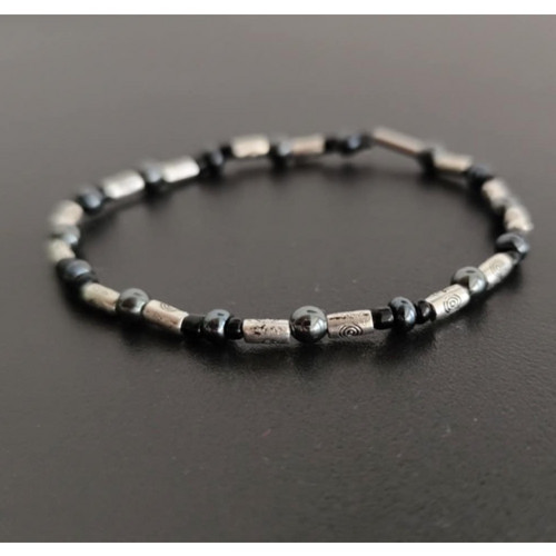 Náramek Shamballa - Hematit — foto 1