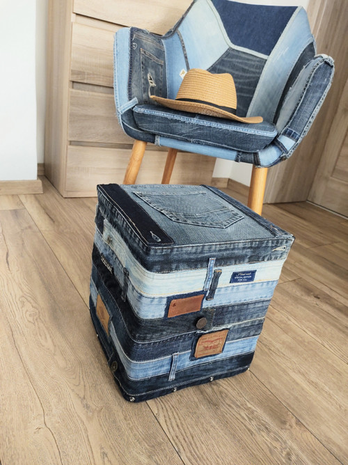 Originální taburet Jeans crazy — foto 1