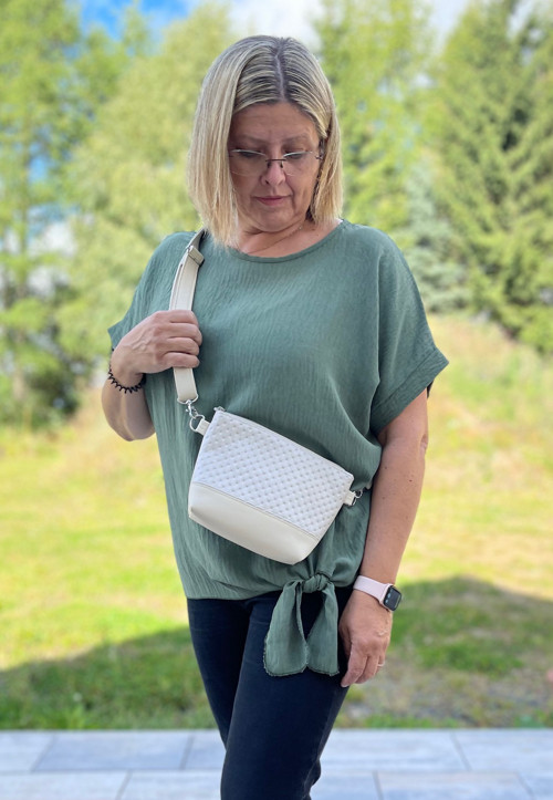BASIC ledvinka Vanilková s béžovou