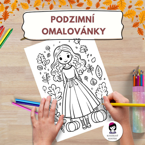 Podzimní omalovánky, podzim