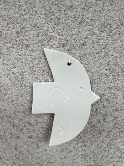 Porcelánová Dekorace/Cedulka/Obrázek k zavěšení